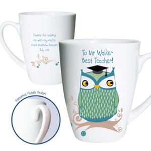 Mr Owl Teacher Small Latte Mug