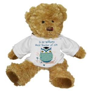 Personalised Mr Owl Teddy T-Shirt