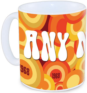 personalised Mug - Retro 1968 - 40th Birthday
