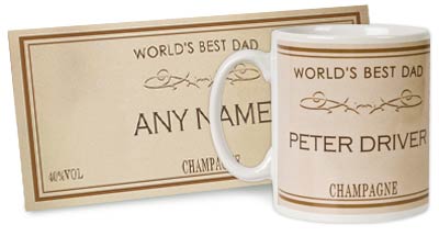 Personalised Mug - World` Best Dad