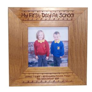 Personalised My First Day At School Photoframe