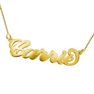 Personalised Name Necklace - 18k Gold Plated