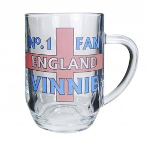 Personalised No.1 England Fan Tankard
