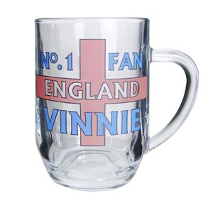 Personalised No1 England Fan Pint Tankard
