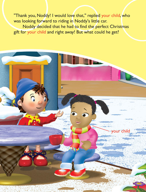 Personalised Noddy Book - A Christmas Gift for