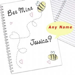 Personalised Notebook - Bee Mine