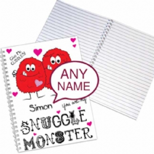 Personalised Notebook - Snuggle Monster