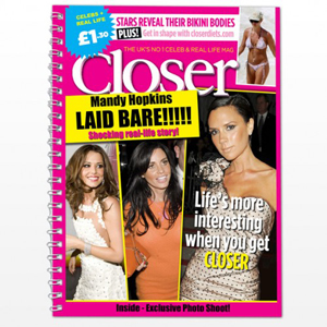 Personalised Notebooks - Closer Magazine