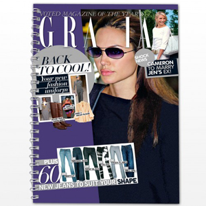 Personalised Notebooks - Grazia Magazine