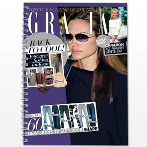 Personalised Notebooks - Grazia Magazine