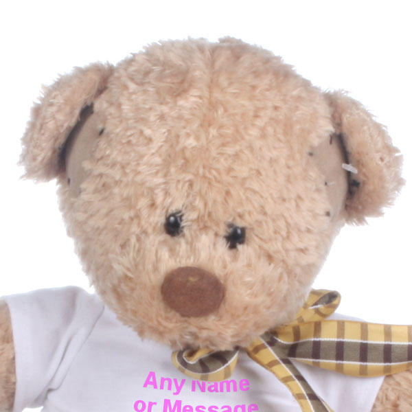 Personalised Patch Bear Soft Toy