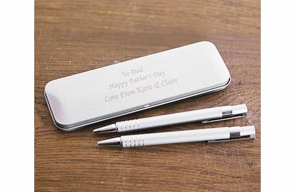 Personalised Pen And Pencil Box Set