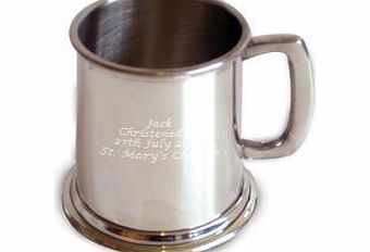 personalised Pewter Pint Tankard