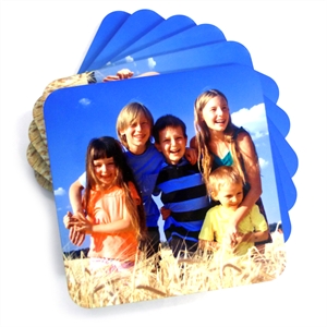 Personalised Photo Coasters - Set of 6