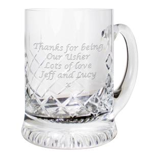 Pint Crystal Tankard