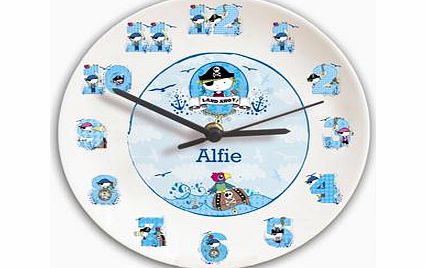 Personalised Pirate Letter Clock