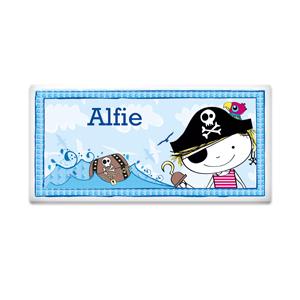 Personalised Pirate Letter Door Tile