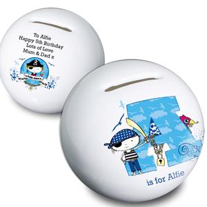 Pirate Letter Moneybox