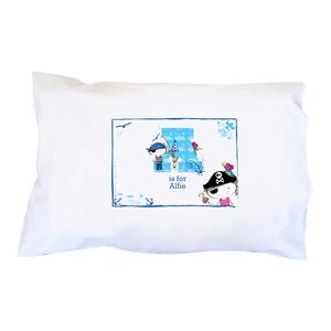 Personalised Pirate Letter Pillowcase
