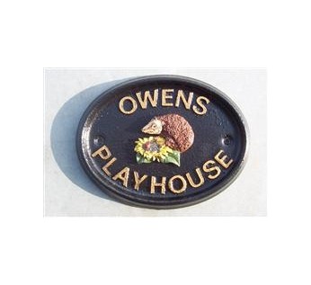 Personalised Playhouse Plaque