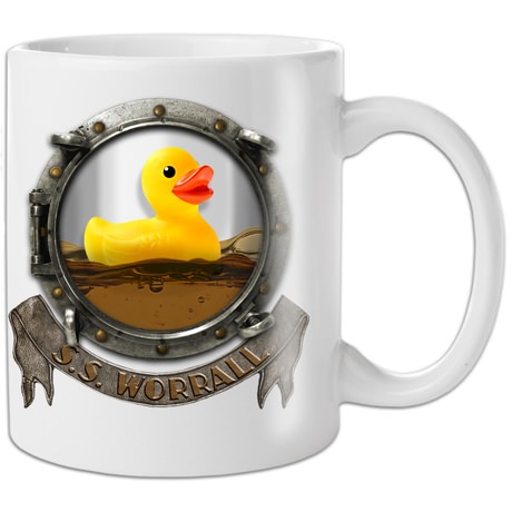 Personalised Porthole Duck Mug