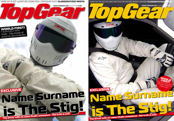 personalised Poster - The Stig