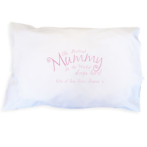 Personalised Prettiest Mummy Pillow Case