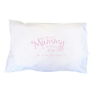Personalised Prettiest Mummy Pillowcase