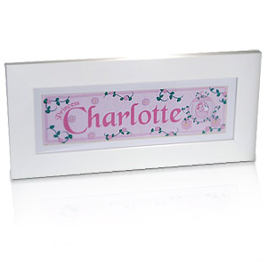 personalised Pumpkin Princess Name Frame