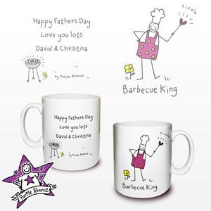 Purple Ronnie BBQ King Mug