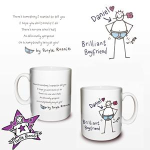 Personalised Purple Ronnie Boyfriend Mug