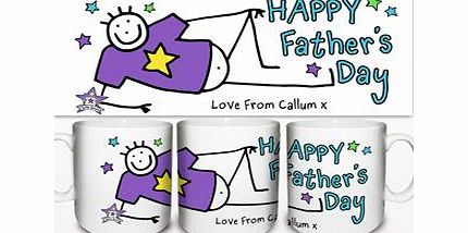 Personalised Purple Ronnie Fathers Day Mug