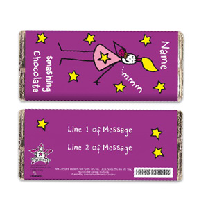 Personalised Purple Ronnie Female Smashing