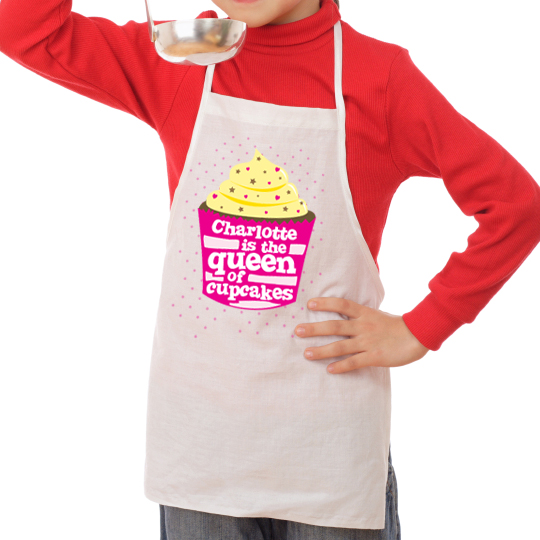Queen Of Cupcakes Childrens Apron