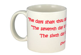 personalised Quotation Mug Bible