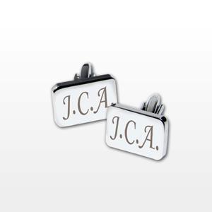 Personalised Rectangle Cufflinks
