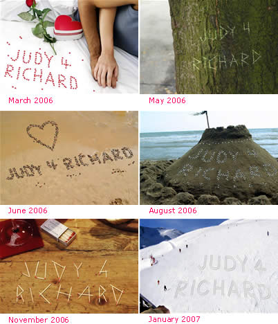 Personalised Romance Calendar