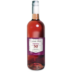 Rose Wine Vintage Age Label - 50