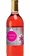 Personalised Rose Wine with Festive Christmas