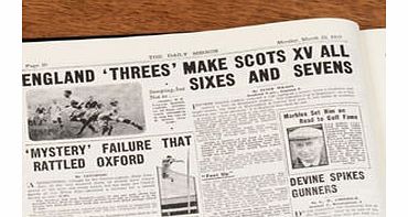 Personalised Rugby Book