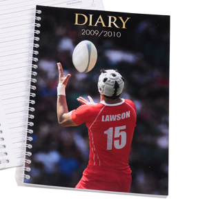 Personalised Rugby Diary