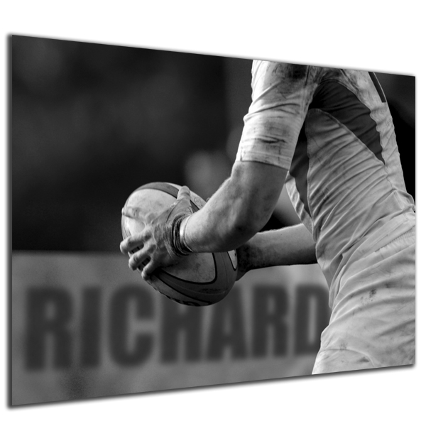 Rugby Poster - Gold Frame