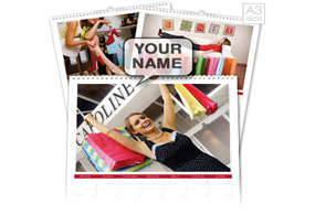 personalised Shop till You Drop Calendar