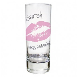 Personalised Shot Glasses - Kiss