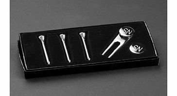 personalised Silver Golf Green Set