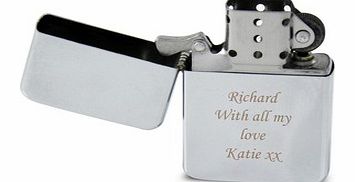 Personalised Silver Lighter 4257