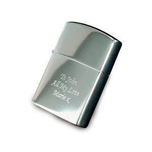 Personalised Silver Lighter