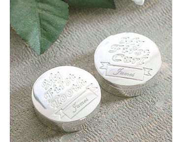 Personalised Silver Plated My First Tooth and