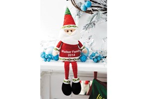 Personalised Sitting Down Santa