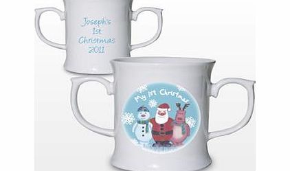 Snow Scene 1st Christmas Loving Mug